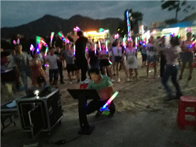 2019夏季惠州游，欢乐与歌声相伴的篝火晚会
